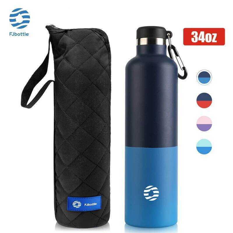 C Fjbottle Thermos Flask,Vacuum Bottle 18/10 Stainless Steel,Sport Water Bottle,For Fitness Outdoor