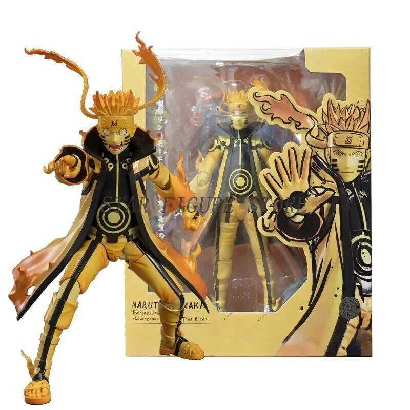 C Anime Shf Uzumaki Naruto A Figure Naruto Kurama K Mode Courageous Strength That Binds Fig PVC Mod