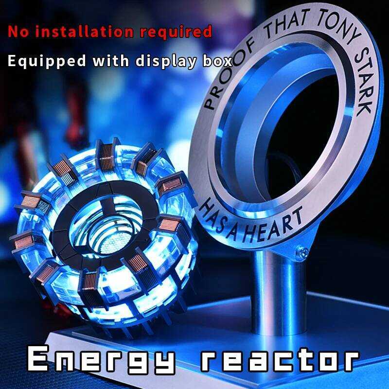 C Alloy Reacor Ches Ligh 1/1 Ark Elecromagneic Core USD The Firs Avengers Iron Man Mk1 Iron Man Per