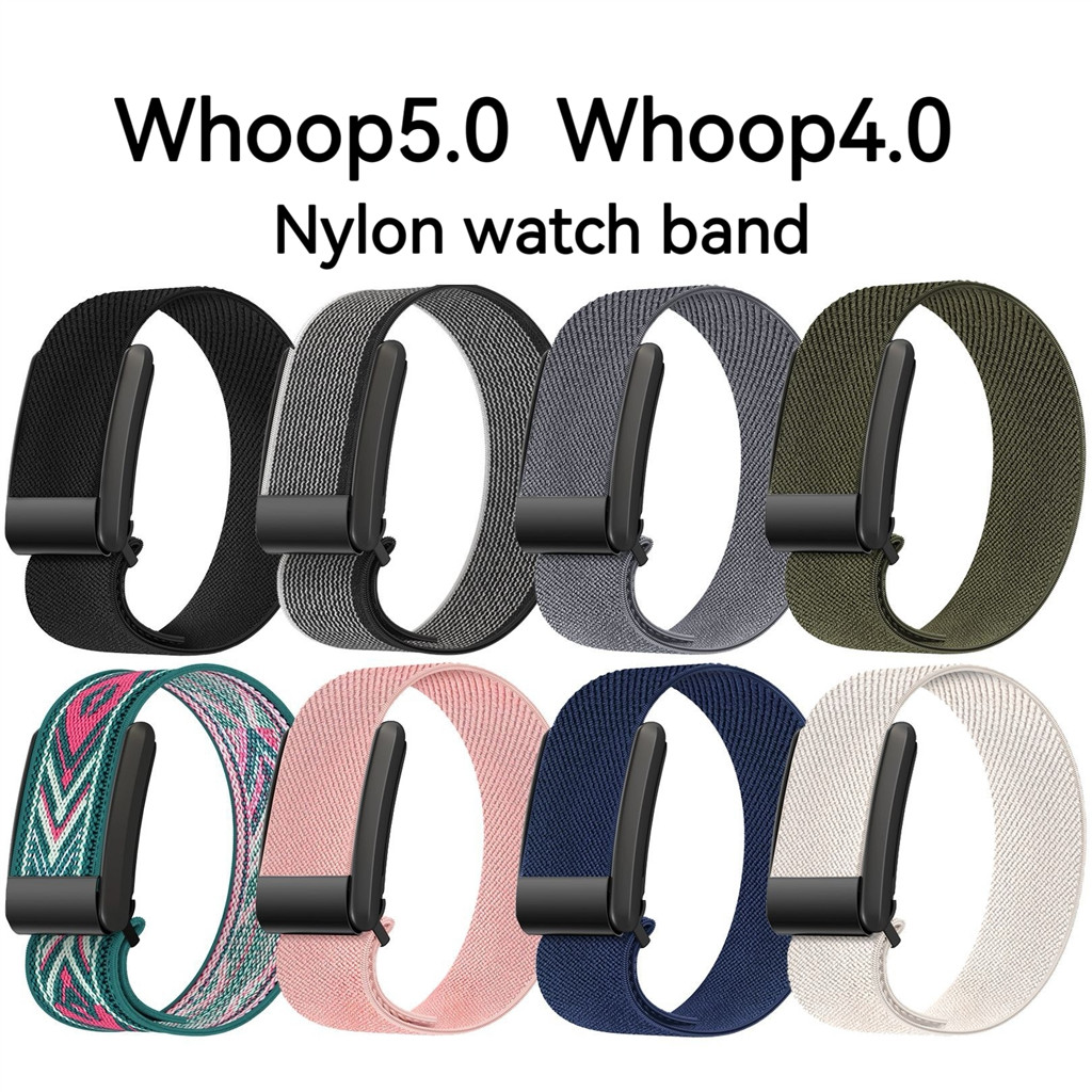 เหมาะสําหรับ whoop 4.0 whoop 5.0 สร้อยข้อมือสมาร์ทกีฬาสายนาฬิกาไนลอน