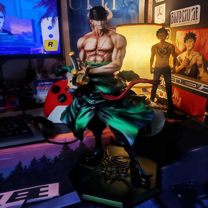 C New One Piece Collector's Edition Anime Figure Roronoa Zoro Figure Zoro Fig Pvc Gk Statue Model C