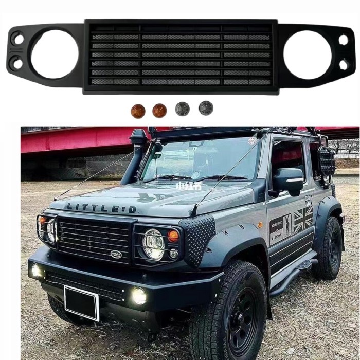 Front Racing Grill For Suzuki Jimny 2019-2024 Front Grille Grills Jimny Auto Accessories 2023  2020