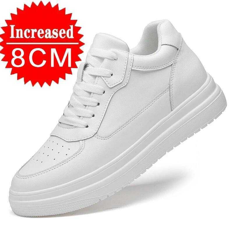 C High Quality Men Sneakers Elevator Shoes For Men Fashion Casual Shoes Comfortable Leather Sports