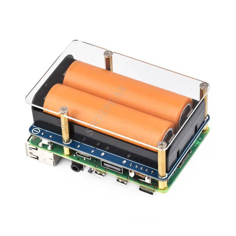 Raspberry Pi เครื่องสํารองไฟ 5V UPS HAT รองรับแบตเตอรี่ 21700 Li (รวม NOT)