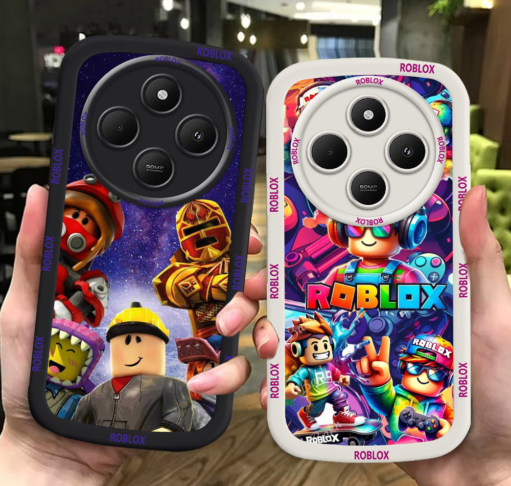 G53 Roblox ขาวดำเคสโทรศัพท์หรับ Xiaomi Redmi POCO 14C C65 C75 C55 ปก