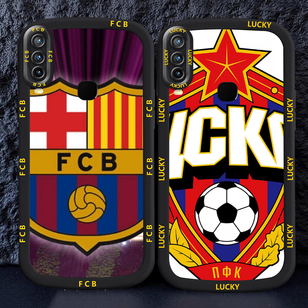 อ่อนนุ่มเคสโทรศัพท์หรับ VIVO Y15 Y17 Y12 Y91 Y93 Y95 Y91C M54 Barce_lona 4CKP