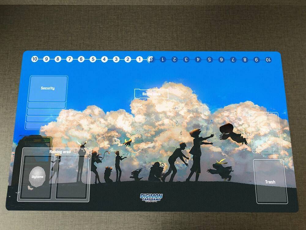 Digimon Adventure Duel Playmat DTCG CCG Mat Trading Card Game Mat Desk Pad Anime Game Battle Mat 350