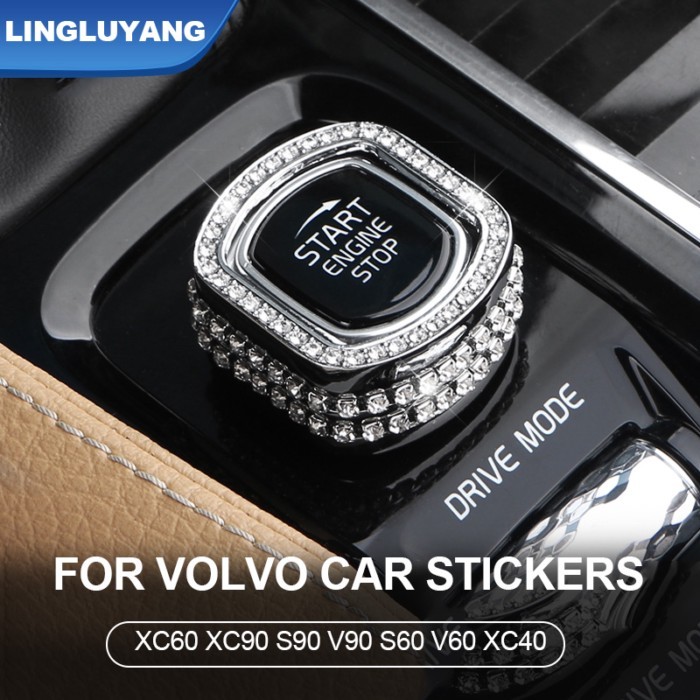 car Accessories for volvo XC60 XC90 S90 V90 s60 v60 xc40 interior modification imitation crystal di
