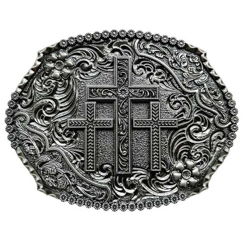 C Cross Western Belt Buckles For Men Cowboy Belt Buckle Cowgirl Faith Belt Buckles