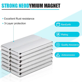20ขึ้น แม่เหล็ก ขนาด 30*10*3mm แม่เหล็กแรงสูง นีโอไดเมียม 30mm x 10mm x 3mm Magnet Neodymium แม่เหล็กแรงสูงรูปสี่เหลี
