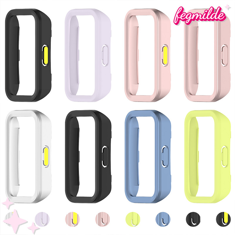 กรณีคอมพิวเตอร์แข็ง for Smartwatch Huawei Band 11 11 Pro /10 9 8 NFC อุปกรณ์ป้องกันหน้าจอรูฝาครอบกันชนอุปกรณ์เสริม