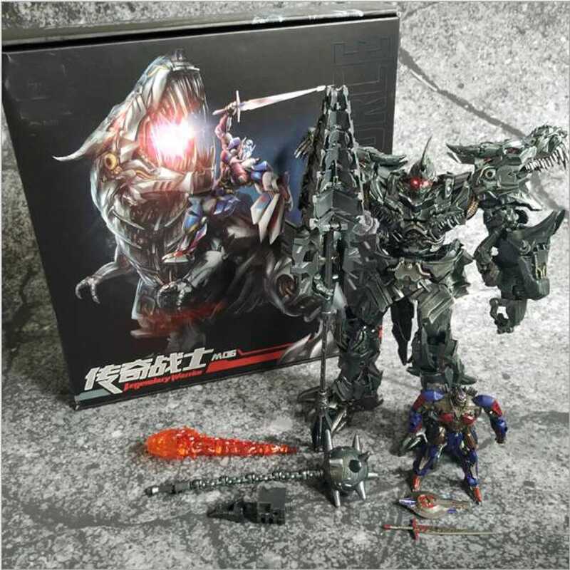 C WEIJIANG Ls05 Granville Tyrannosaurus Rex Transformation Dinosaur Grimlock Enlarged Version Model