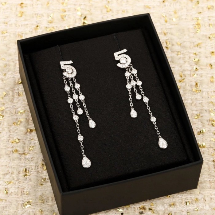 CHANEL N5 ต่างหูทรงหยดน้ํา