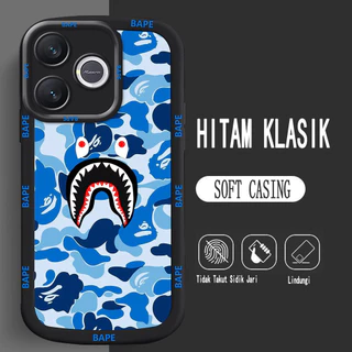 อ่อนนุ่มเคสโทรศัพท์หรับ Infinix Smart HOT 30i 8 HD 5 7 40i Plus Pro M52 ba_pe shark