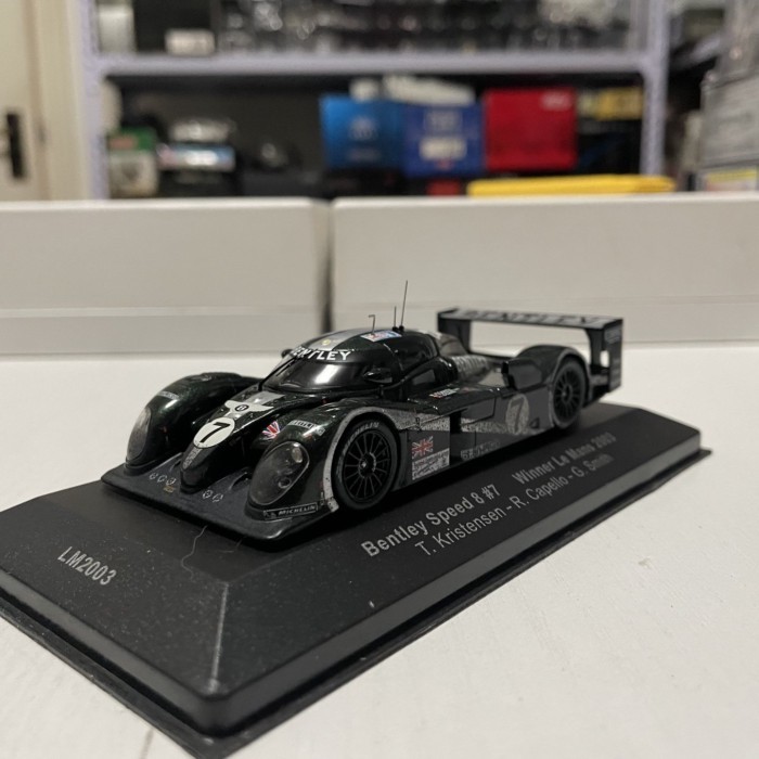 1: 43 IXO Bentley Bentley ความเร็ว 8 #7 โมเดลรถ Champion Racing 2003