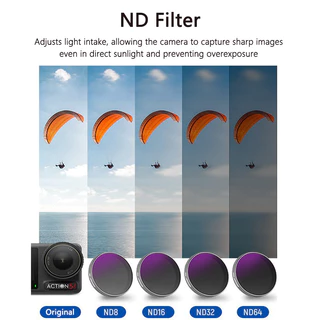 DJI Osmo Action 5Pro/4/3 Magnetic Lens Filter- UV CPL ND8/16/32/641/4Black Mist เลนส์กรอง Osmo Action 5 Pro