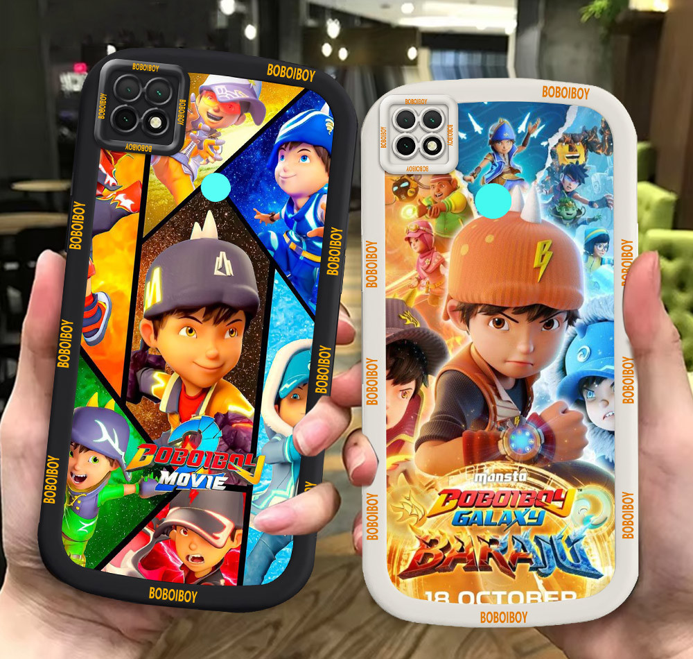 G66 BoBoiBoy ขาวดำเคสโทรศัพท์หรับ OPPO Reno A15S F17 A35 4 4F A15 A93 Pro Lite ปก