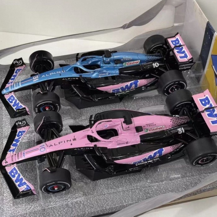 SOLIDO 1/18 ALPINE A523 2023 F1 #10    #31 โมเดลรถสูตร