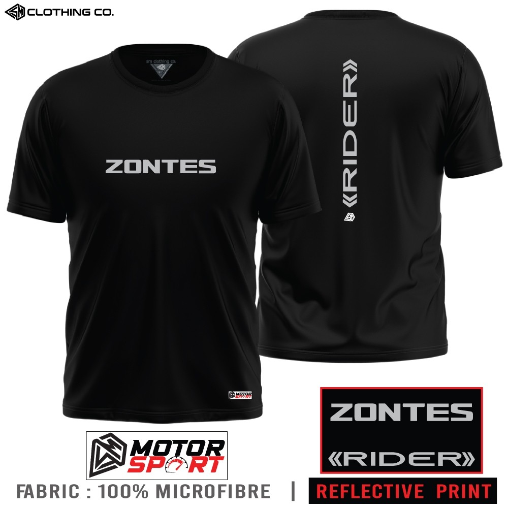 เสื้อยืด/เสื้อโลโก้ ZONTES | เสื้อยืด ZONTES motocycles | ไรเดอร์