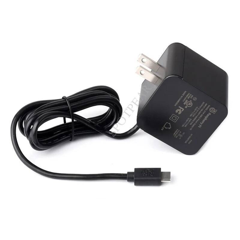 Raspber Pi5 Original Official Power Supply 5V5A PD Power 27W Type-C USB Power สําหรับ Pi5