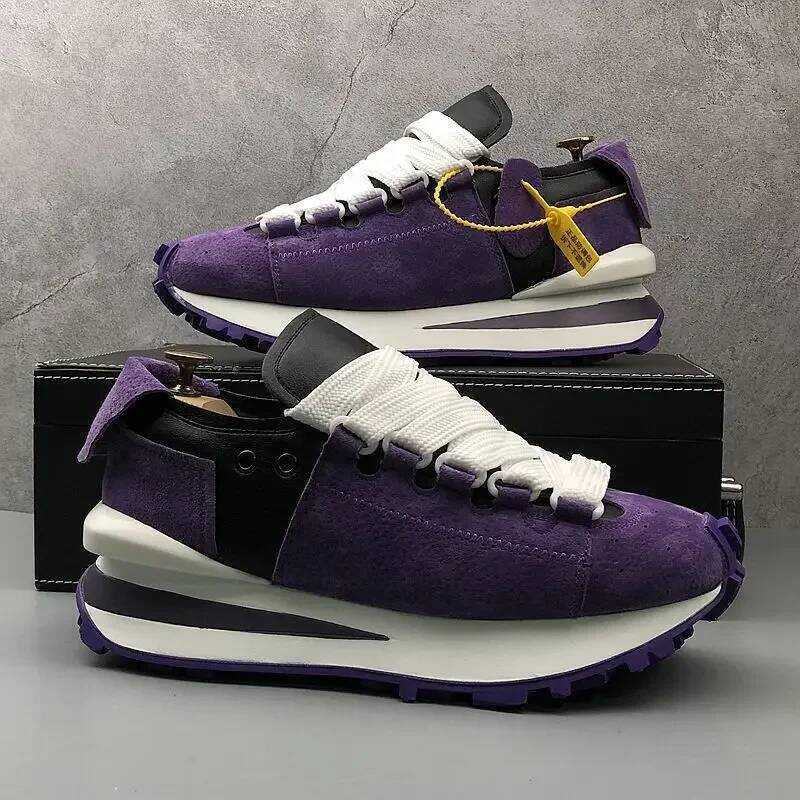 C Men's Vulcanized Shoes Autumn Winter Fashionable Platform Men's Sports Casual Shoes Lightweight H