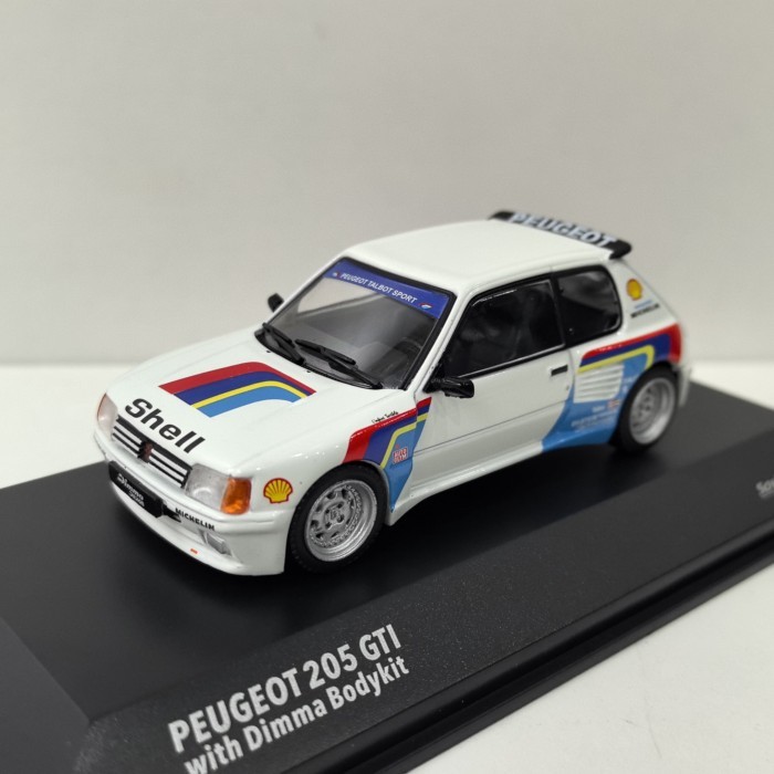 SOLIDO 1/43 PEUGEOT 205 GTI PEUGEOT รถรุ่นโลหะผสม 4B