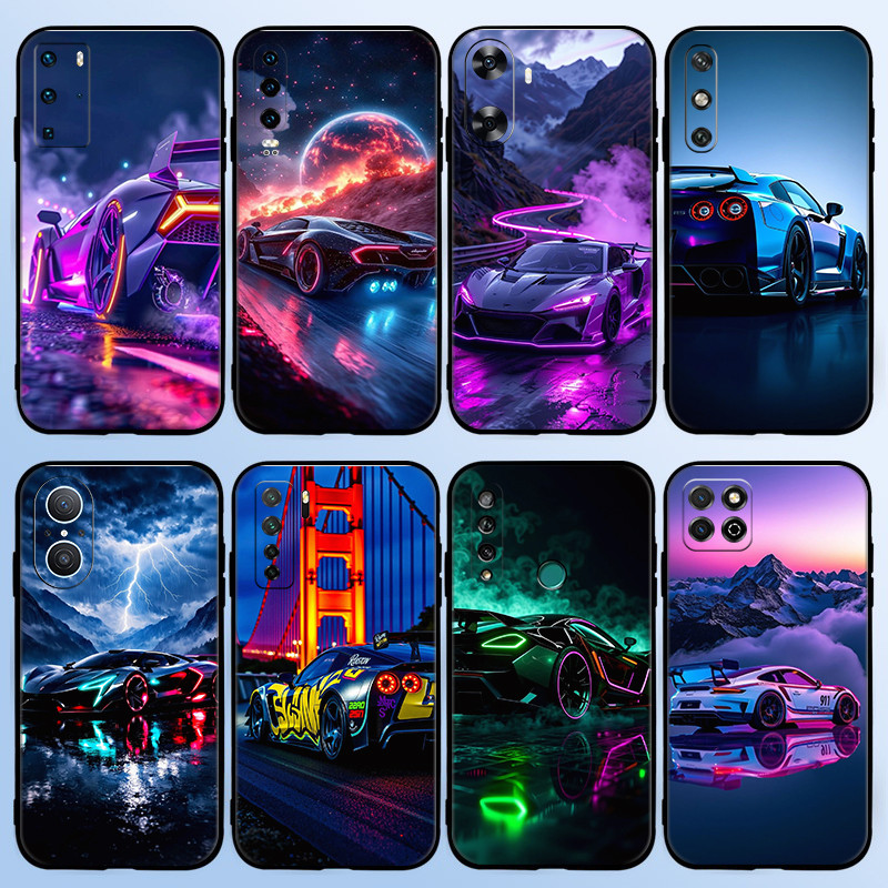 สําหรับ Huawei Nova 2i 2 Lite 3 3i 4E 5i 5T 7 10 SE 8i Y61 GTR กีฬารถ 6Y11 Soft TPUซิลิโคนเคสโทรศัพท