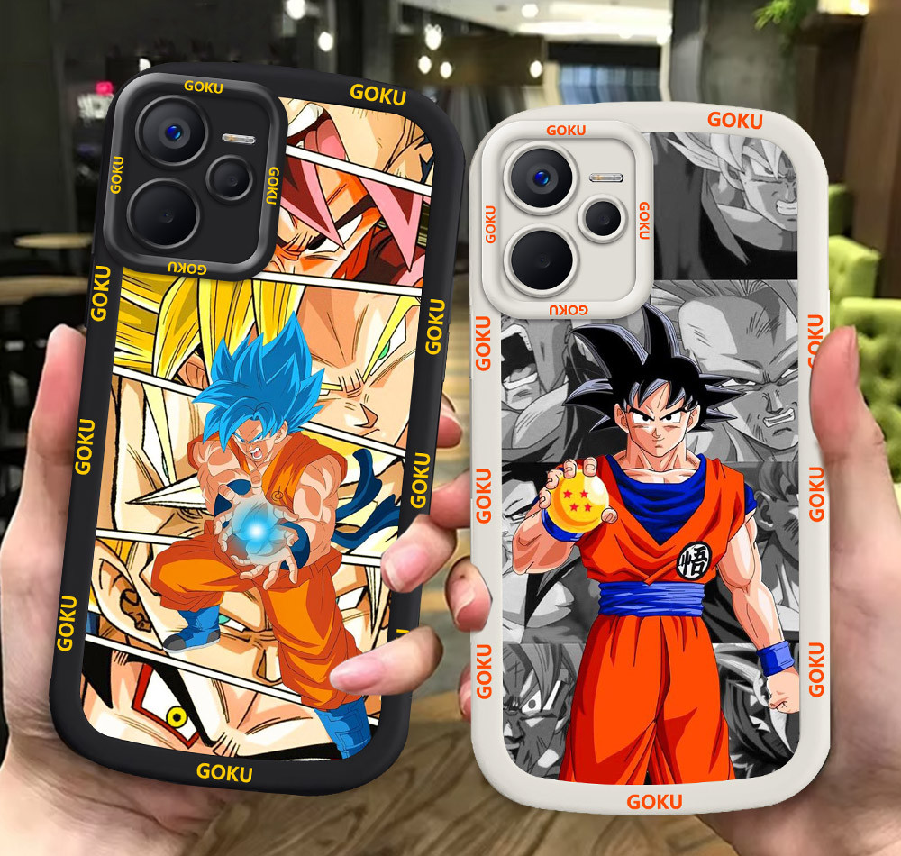 G68 Dragon Ball ขาวดำเคสโทรศัพท์หรับ Realme C33 C35 C30S C30 2023 ปก