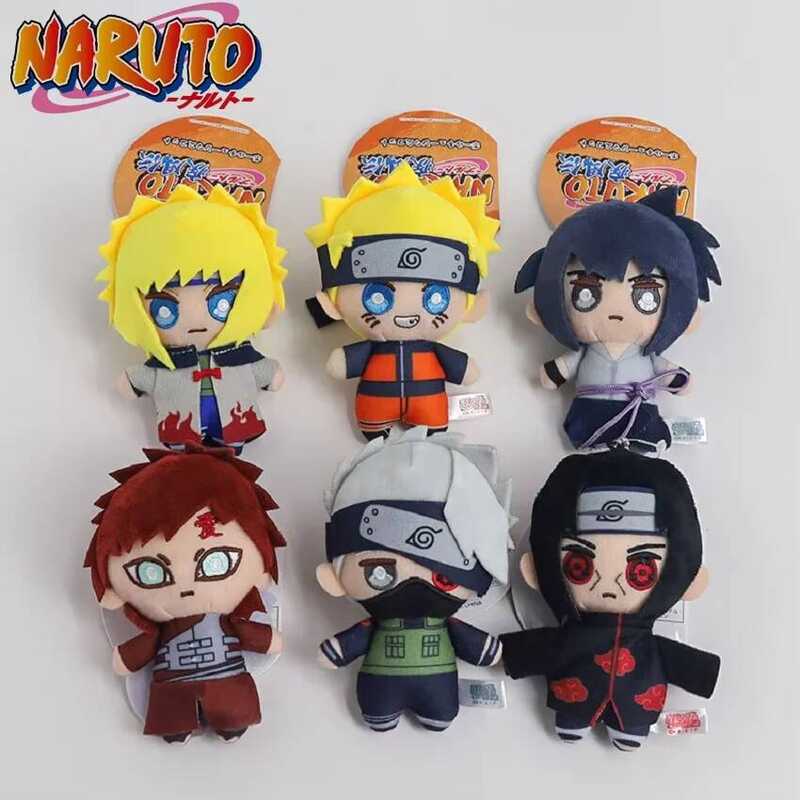 C 10Cm Anime Naruto Shippuden Peripheral Pendant Keychain Kakashi Naruto Plush Tyoy Keychain Backpa