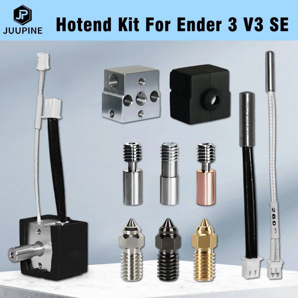 สําหรับ Creality Ender 3 V3 SE Hotend ไทเทเนียมคอ Bimetal Heatbreak 24V 40W J-head Ender-3 V3 SE หัว