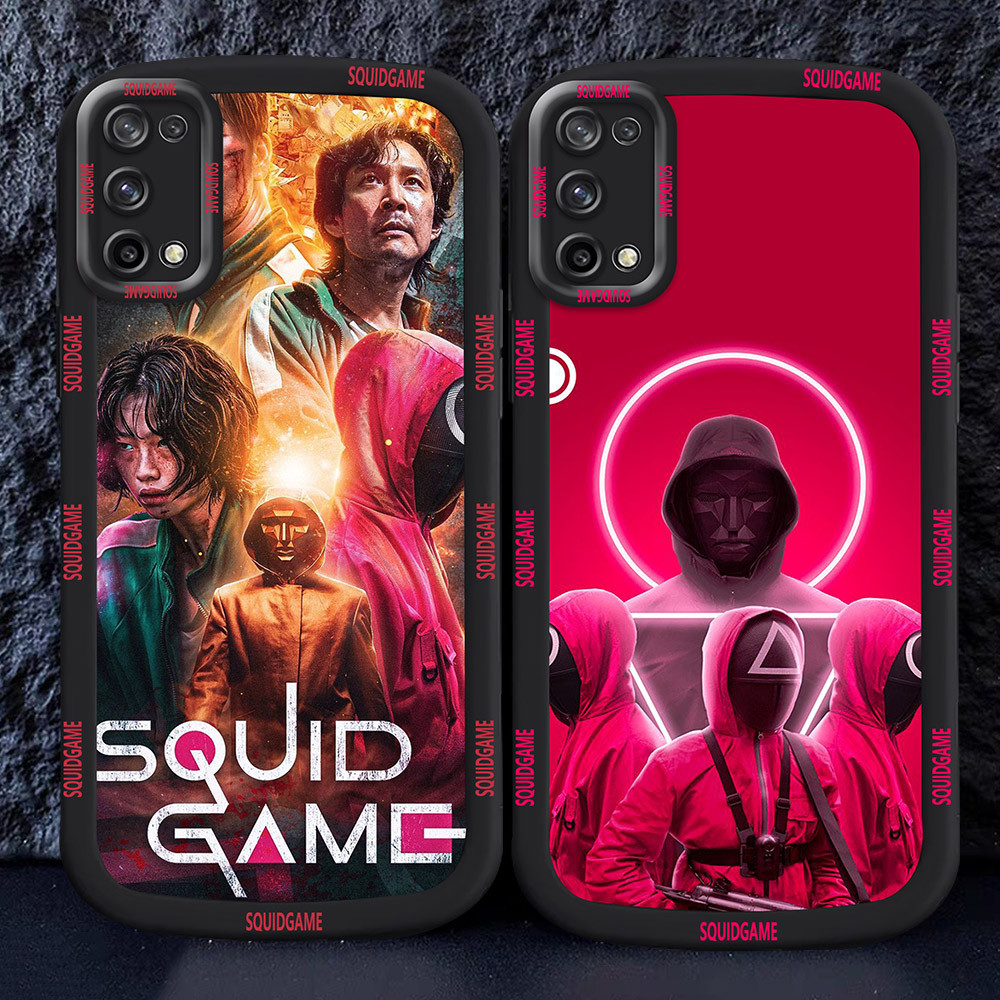 อ่อนนุ่มเคสโทรศัพท์หรับ OPPO Reno 5F A92 A94 A72 A95 A52 A74 M30 Squid Game