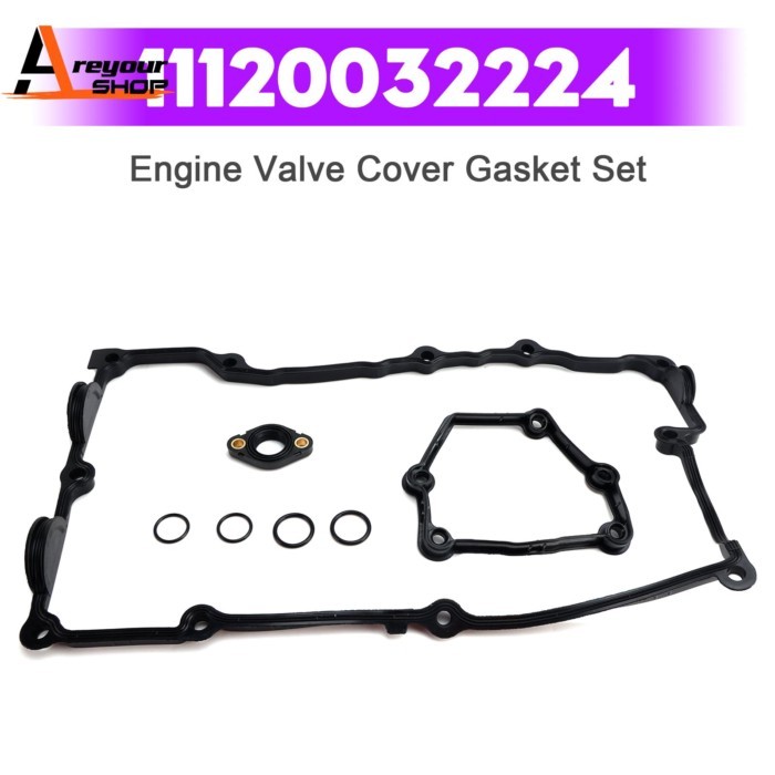 Areyourshop Engine Valve Cover Gasket Set 11120032224 for BMW 1.8L 2.0l 120i 316i 318i 320i