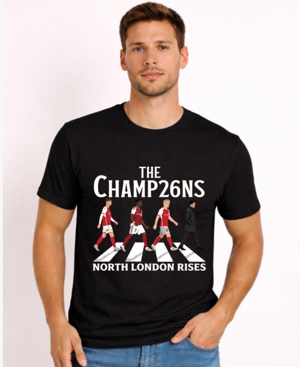 North London Rises Football Champions Shirt Retro Victory Parade Tee