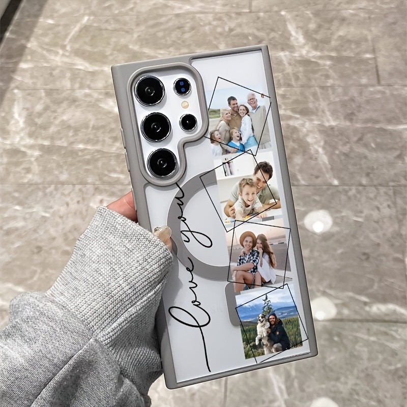 (สต็อกในไทย) เคสโทรศัพท์ลายภาพครอบครัวแบบคอลลาจ ดีไซน์เฉพาะตัว วัสดุ TPU นุ่ม| Galaxy S23 Ultra S22 S21 S20 S10 S9 S8 N