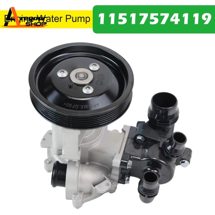 Areyourshop Engine Water Pump for BMW E81 120i L4 2.0L 2005 2006 2007 2008 2009 2010 N46N Petrol 11