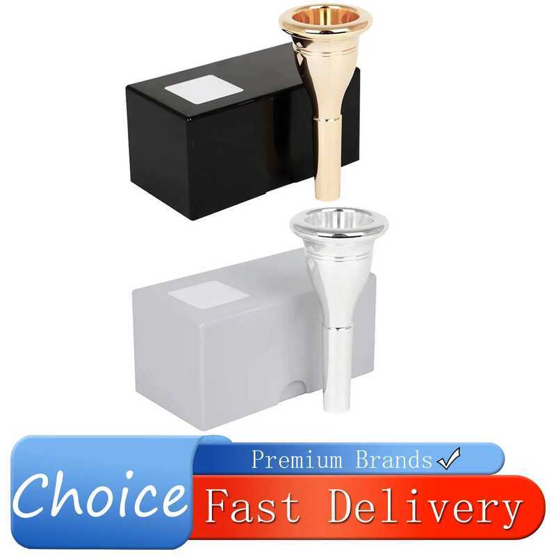 C No. 7 Bass Tuba Mouthpiece 13.3Mm Large Holding Horn Mouthpiece Silver Golden Replacement Brass I