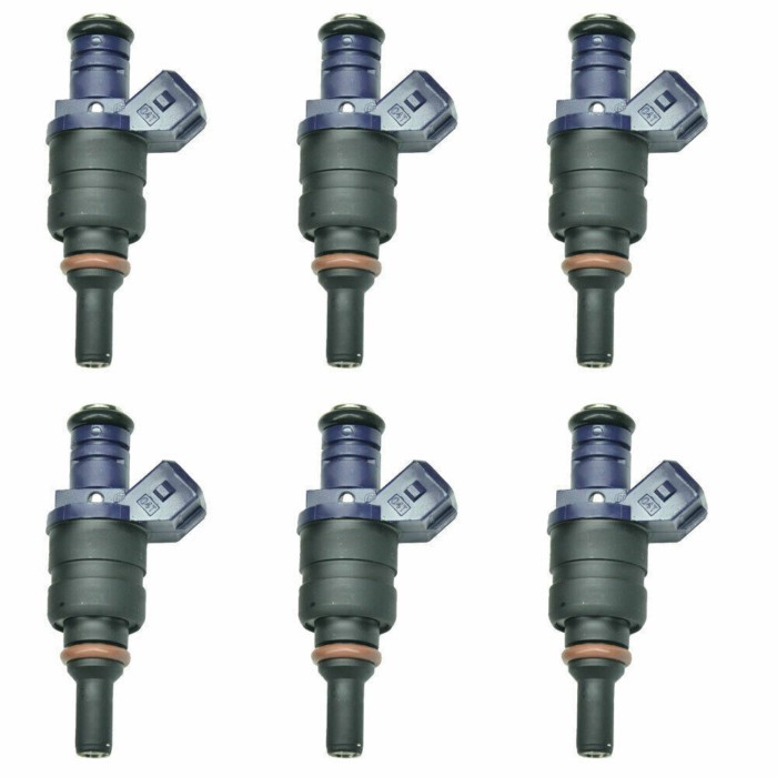 6pcs 13537546244 13537546245 13641427240 13641439800 Car Fuel Injector Nozzle For BMW X3 X5 Z3 Z4 3