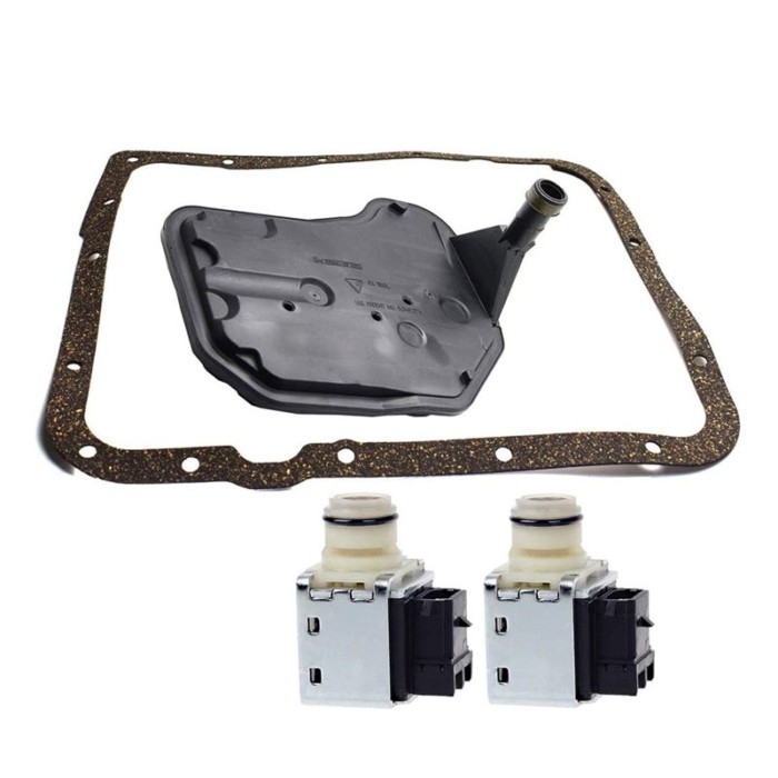 Authentic 4L60E Shift Solenoid 4L60E Transmission Filter Gasket Kit Compatible For Cadillac Buick B