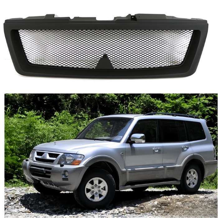 Auto Racing Grills Fit For Mitubishi Pajero V73 2004-2015 Abs Grille Grill Auto accessories