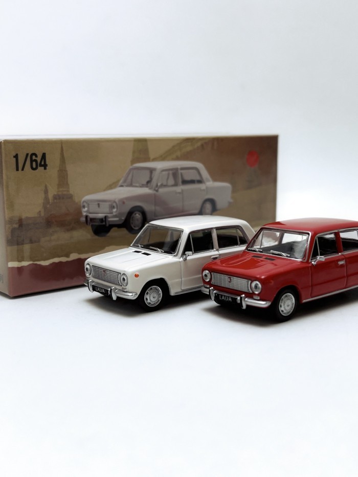 Perka 1/64 LADA LADA ด้านหน้ารัสเซีย 2101 โมเดลรถโลหะผสม