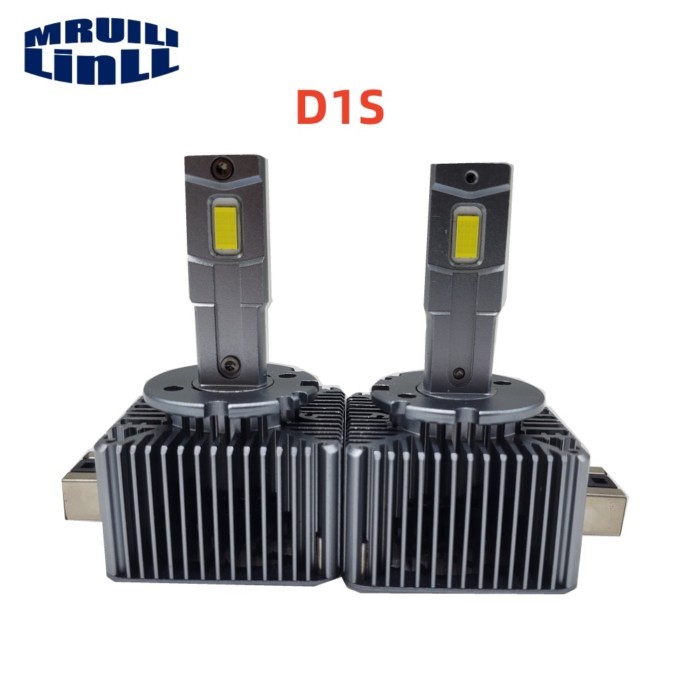 2PCS Headlights HID BULB XENON Bulb To LED 55W 6000K White D1S D2S D3S D4S D5S Two-sided CSP Chip +