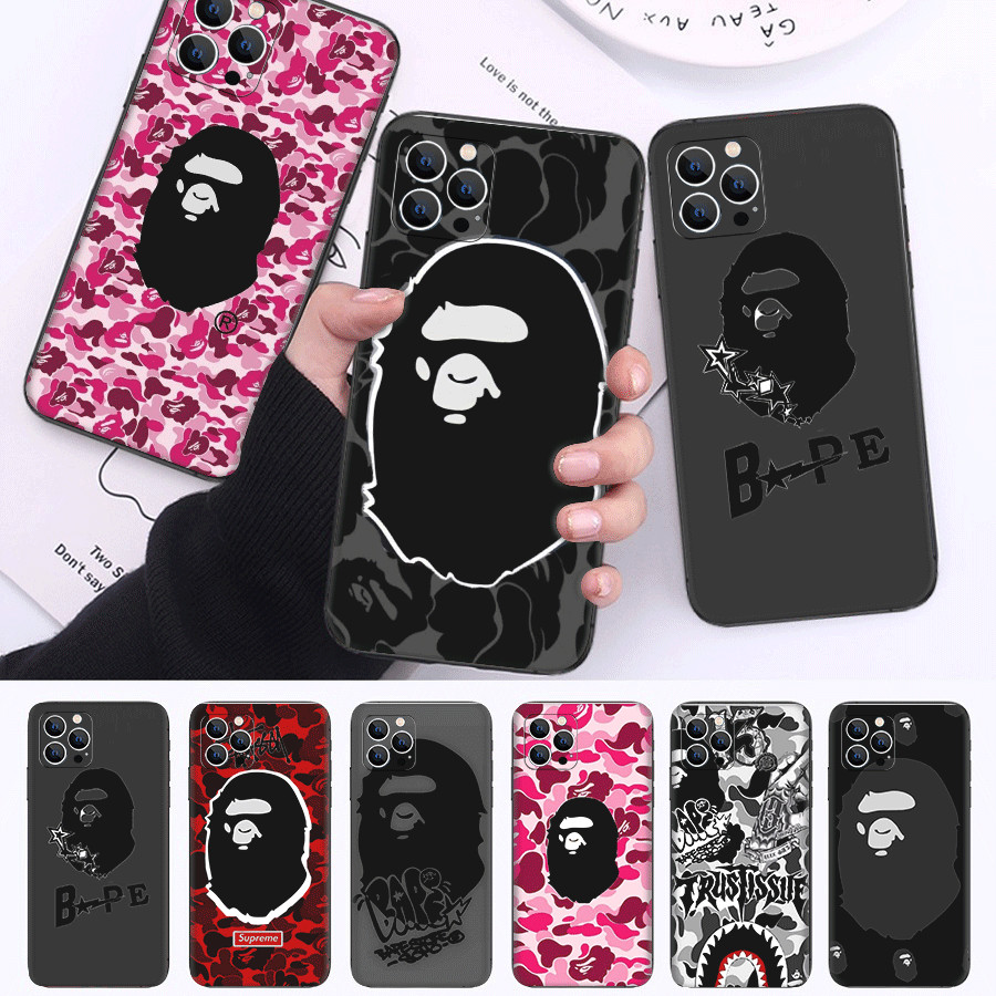 IPhone 5 5s 6 6s 7 8 Plus SE X XS XR 17 Air Pro Max ความเข้ากันได้ TPU ปลอกสีดําเคสโทรศัพท์ฝาครอบป้อ
