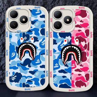 อ่อนนุ่มเคสโทรศัพท์หรับ Realme 11 C55 C53 9i 11X C51 5G M52 ba_pe shark