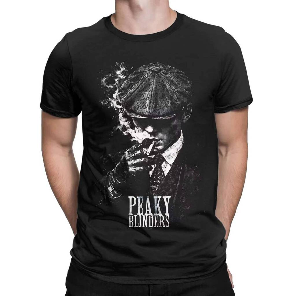 Cillian Murphy - Tommy Shelby - Peaky Blinders Graphic ผู้ชายใหม่ 2026 ใหม่สําหรับเสื้อยืด Unisex O-
