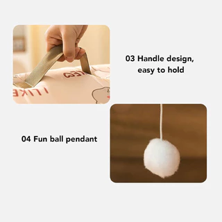 ที่นอนสัตว์เลี้ยง 2 IN 1 ที่นอนสุนัข บ้านแมว ขนาดใหญ่พกพาได้ ด้านล่างมีกันลื่น สามารถพับเก็บได้เป็นโซฟา นุ่มสบาย