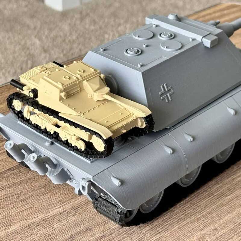 C Italian L33/33Cc Light Tank Model，Desop Decor Collectible Military Model