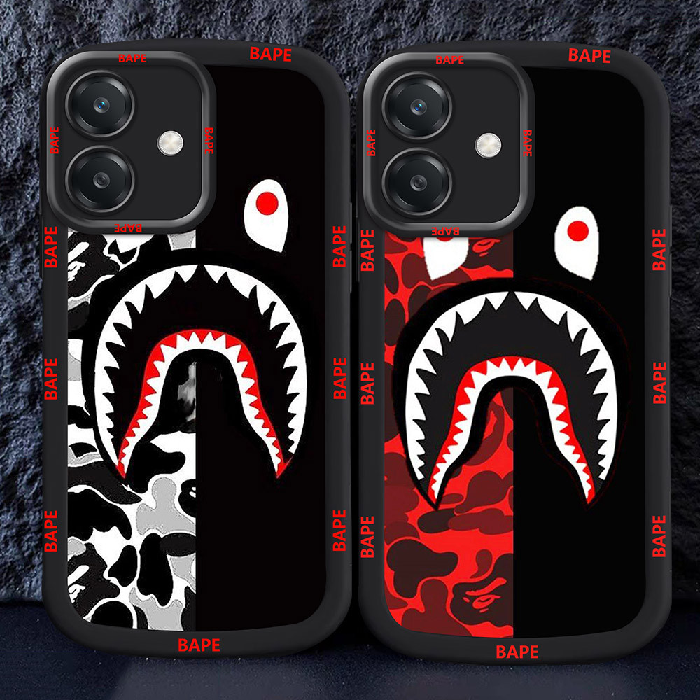อ่อนนุ่มเคสโทรศัพท์หรับ OPPO A79 A5 Pro 5G M56 ba-pe-shark