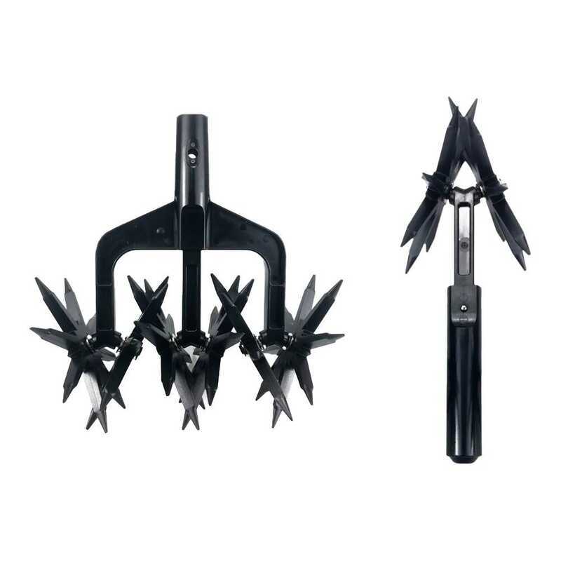 C 2 In 1 Garden Aerator Garden Soil Scarifier Ventilated Scarifier Gardening Rotary Tiller Garden L