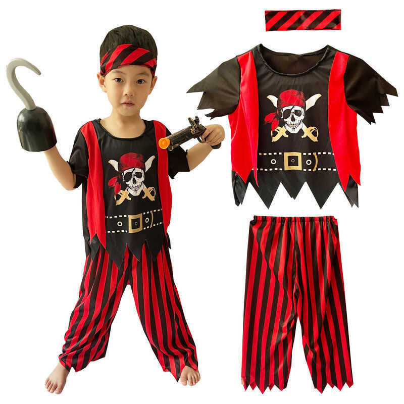 C ชุดโจรสลัด เด็ก ชุดแฟนซี กับตันโจรสลัด ตูม เพลย์ ฮาโลวีน Pirates Fancy For Kid Halloween Costume