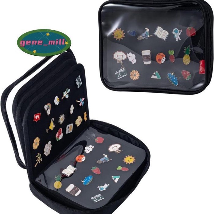 Enamel Pin Display Book Pin Trading Book เข็มกลัด Pin Collector Bag Pin Collection Book